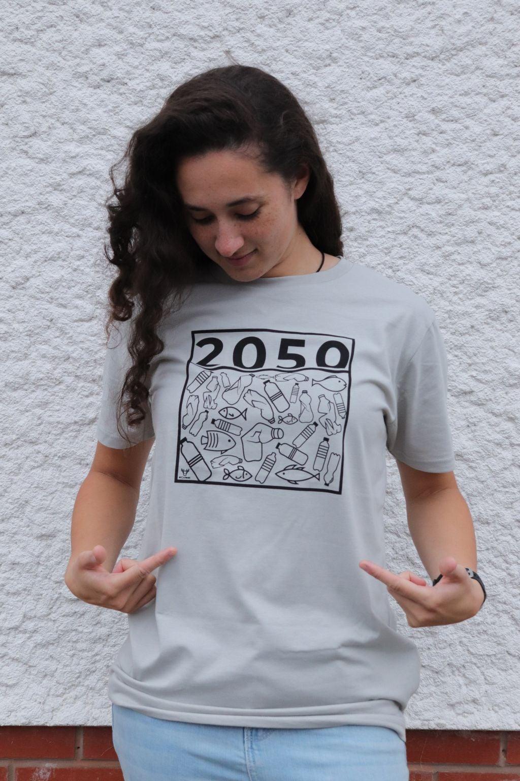 2050 ocean plastic pollution t-shirt - ECO aWARE